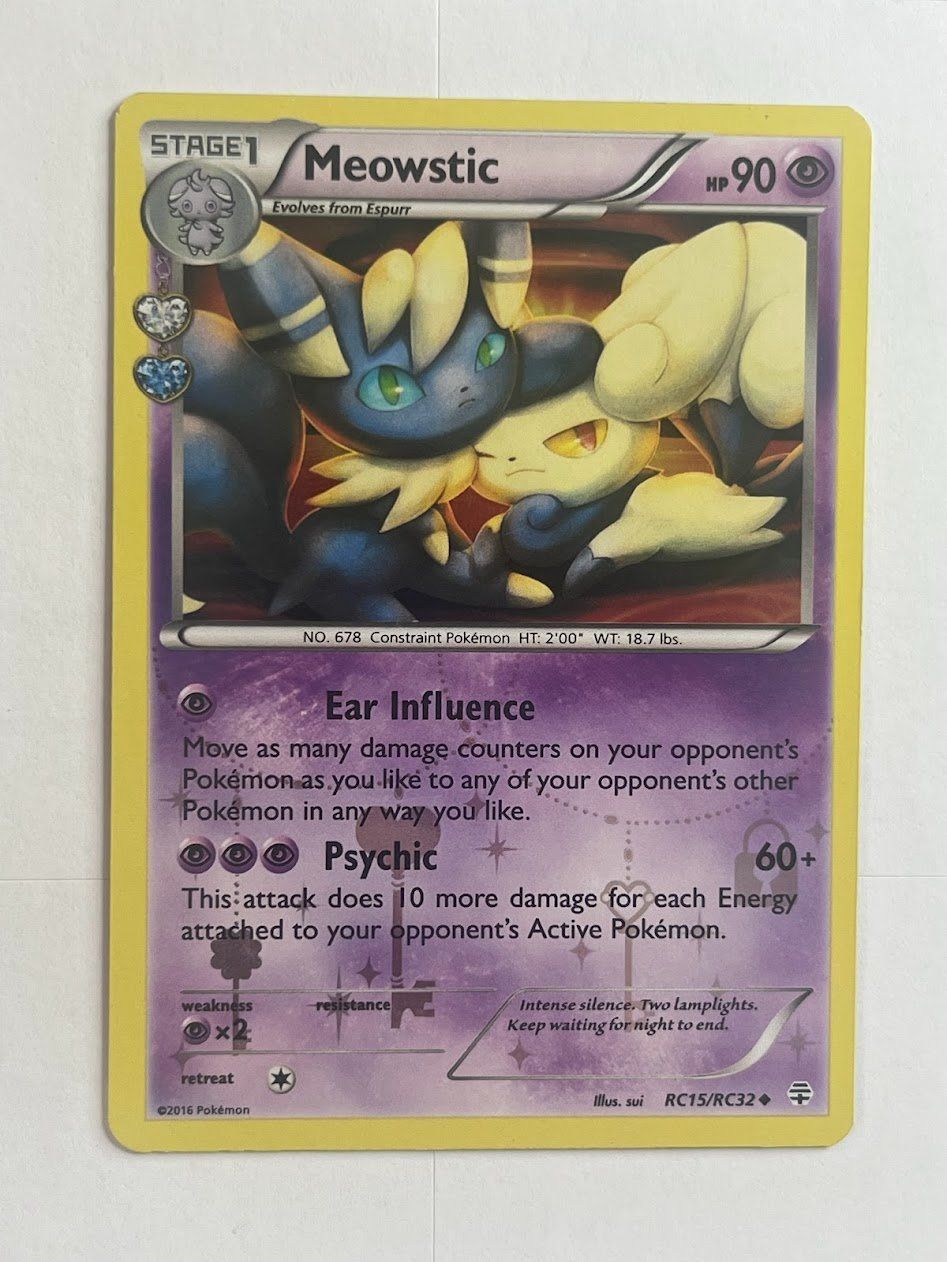 Pokémon Carte collezionabili: Pokemon Karte Meowstic RC15 – Usato da schaan venduto da Schokoloco