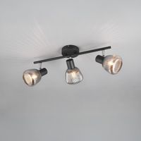 Strahler, 3er Spot, Glas, 48 cm x 16 cm