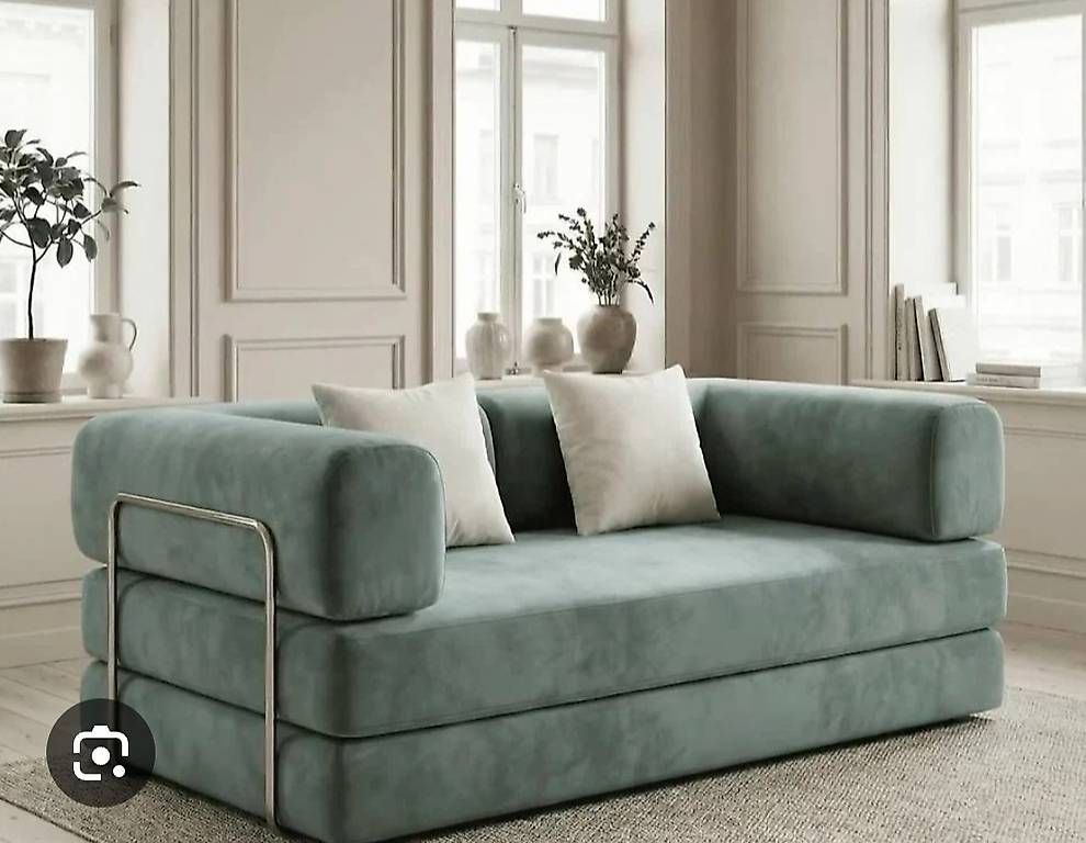 Divani: NEU! Schlafsofa (blau) – Nuovo e nell'imballaggio originale da Zürich venduto da Lynne5 4