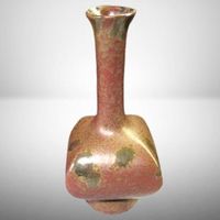 🌺 ZIRO Keramik Vase Vintage 19cm Studio Art Sammlerstück 🌺