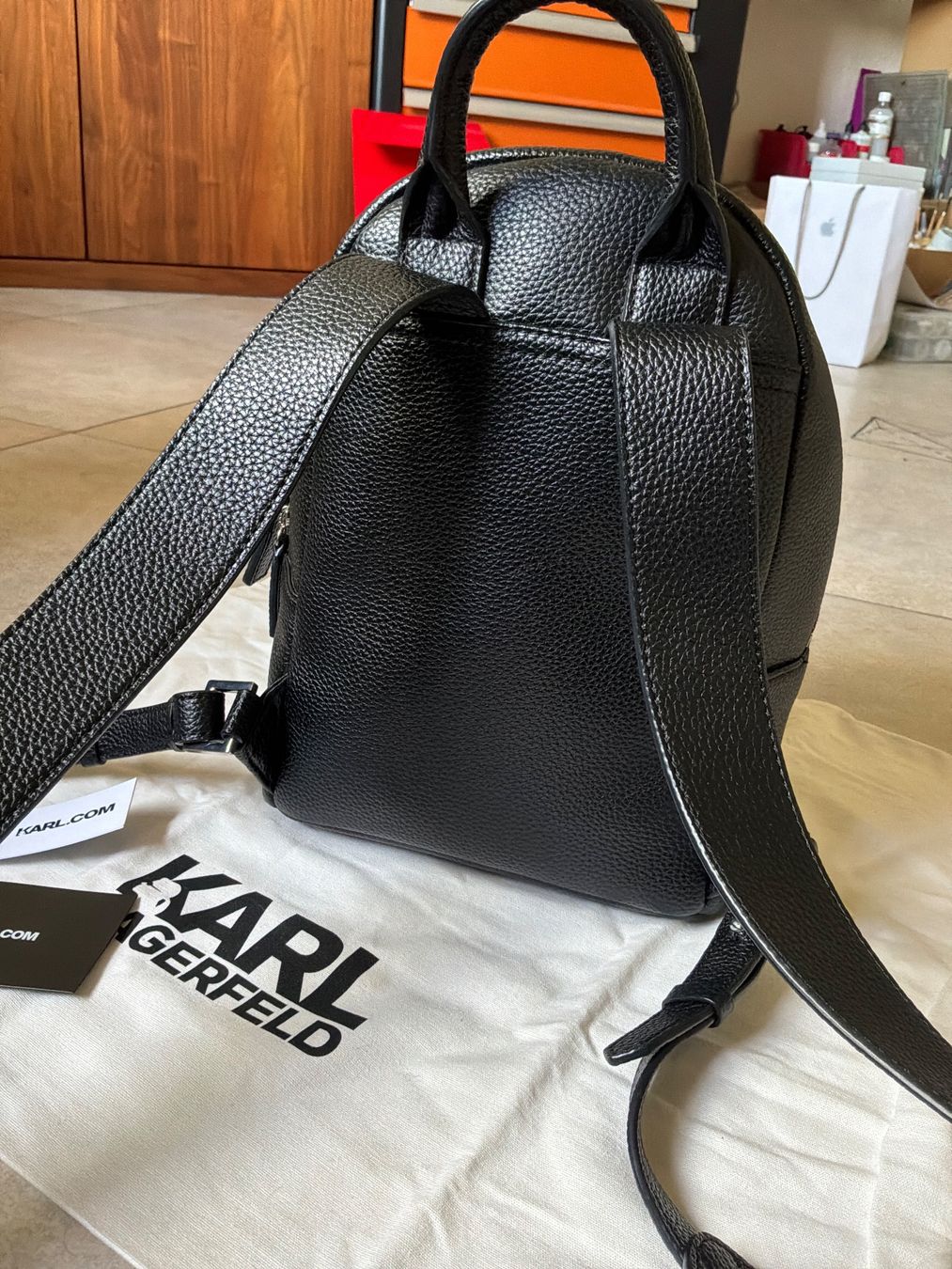 Karl Lagerfeld Zaini: KARL LAGERFELD Athleisure Backpack in Schwarz – Nuovo (secondo la descrizione) da Glattfelden venduto da Danshari 2