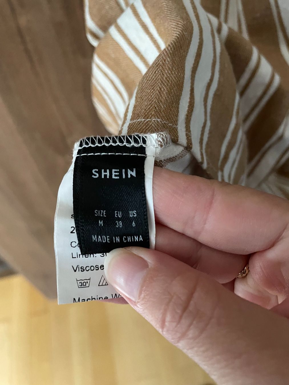 Shein Vestiti: Vestito beige e bianco Shein – Usato da Meilen venduto da val_tsv8 3