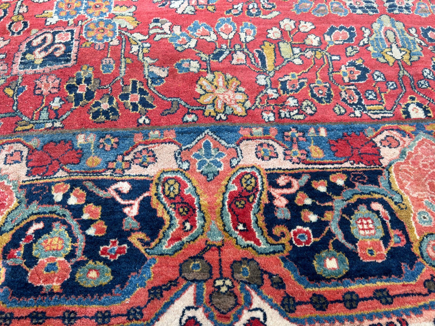 Teppiche: Großformatiger antiker Sarugh Perserteppich 380 x 270 cm – Gebraucht aus Steinhausen von Super05 6