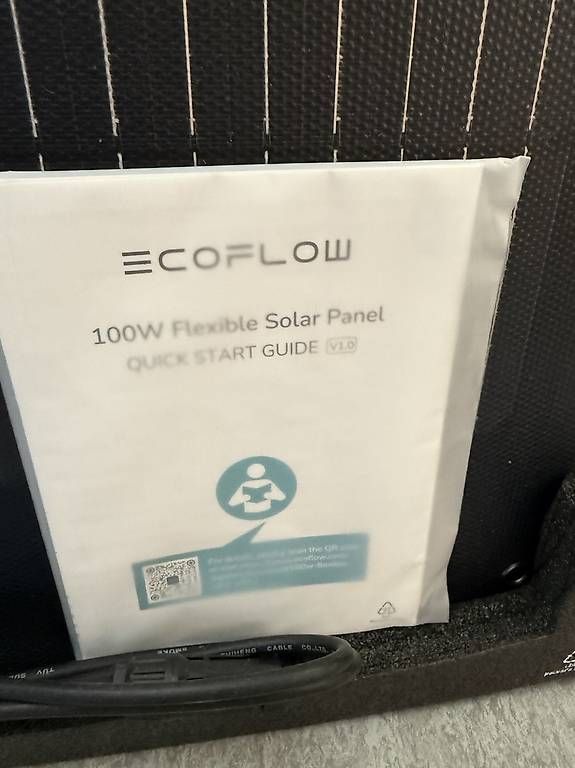 Ecoflow Solargeräte und Solarprodukte: Ecoflow Flexibles Solarpanel 100 Watt – Gebraucht aus Ehrendingen von Nicole_Wendenhorst 1