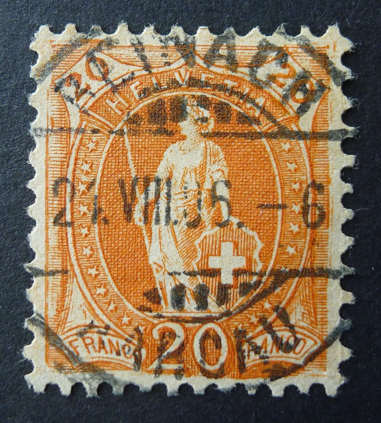Tutti i francobolli: 86A mit Vollstempel REINACH AG – Usato da Ebikon venduto da SilvioFreund