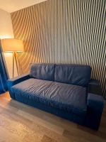 IKEA VILASUND 3-Sitzer Schlafsofa grau/Doppelbett 160 × 200