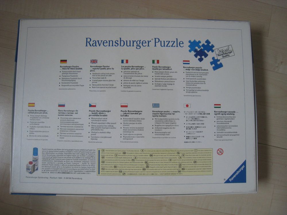 Ravensburger Puzzles: 1000 Teile PUZZLE Politische Weltkarte The Worl ravensburger – D'occasion à Dättlikon par Mamakuga 5