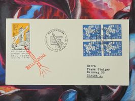 CL34 Enveloppe + Timbre Suisse 1961