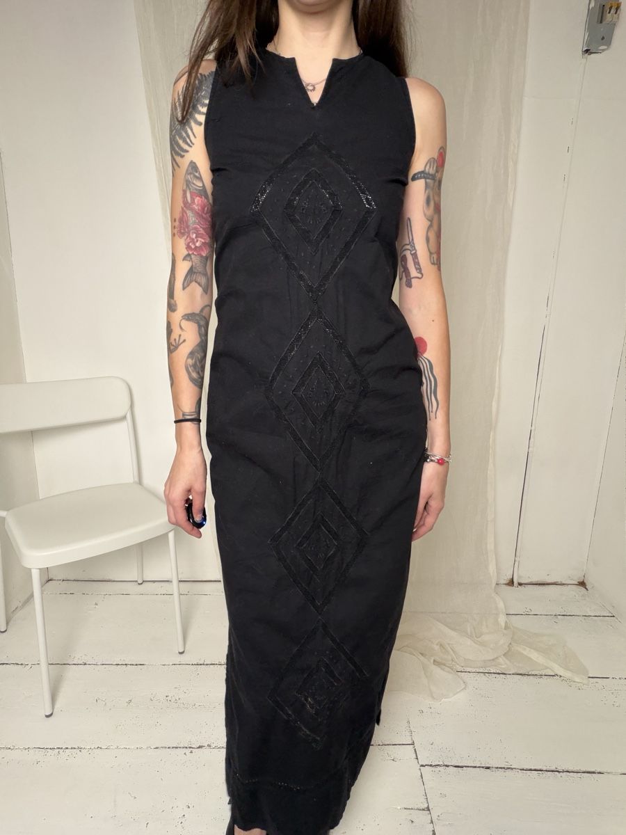 Vestiti: Black sleeveless dress, Impulse, size S, good condition – Usato da Knonau venduto da Grapesvintage 2