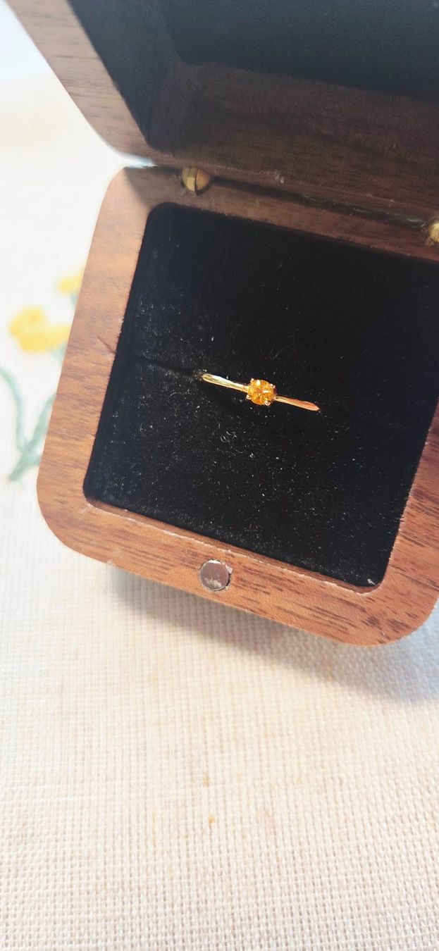 Anelli: NEW - S925 Citrine Ring (Adjustable) – Nuovo (secondo la descrizione) da Zürich venduto da cin_wcf6 2
