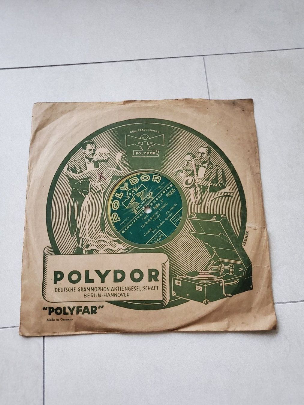 Schallplatten: Schellackplatte Polydor Gra. Abuelecita Paul Godwin Quartett – Gebraucht aus Unterägeri von 0alfa0 4