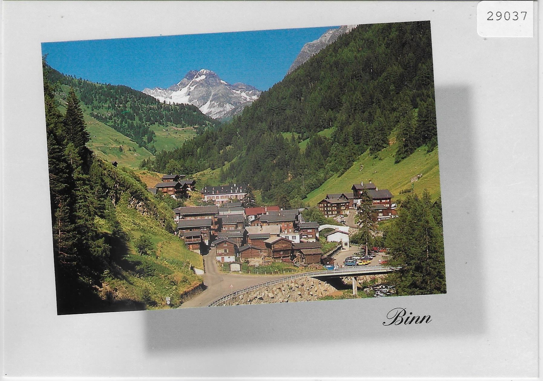 Cartoline postali: Binn VS - Generalansicht – Usato da Ettingen venduto da Kartenplanet