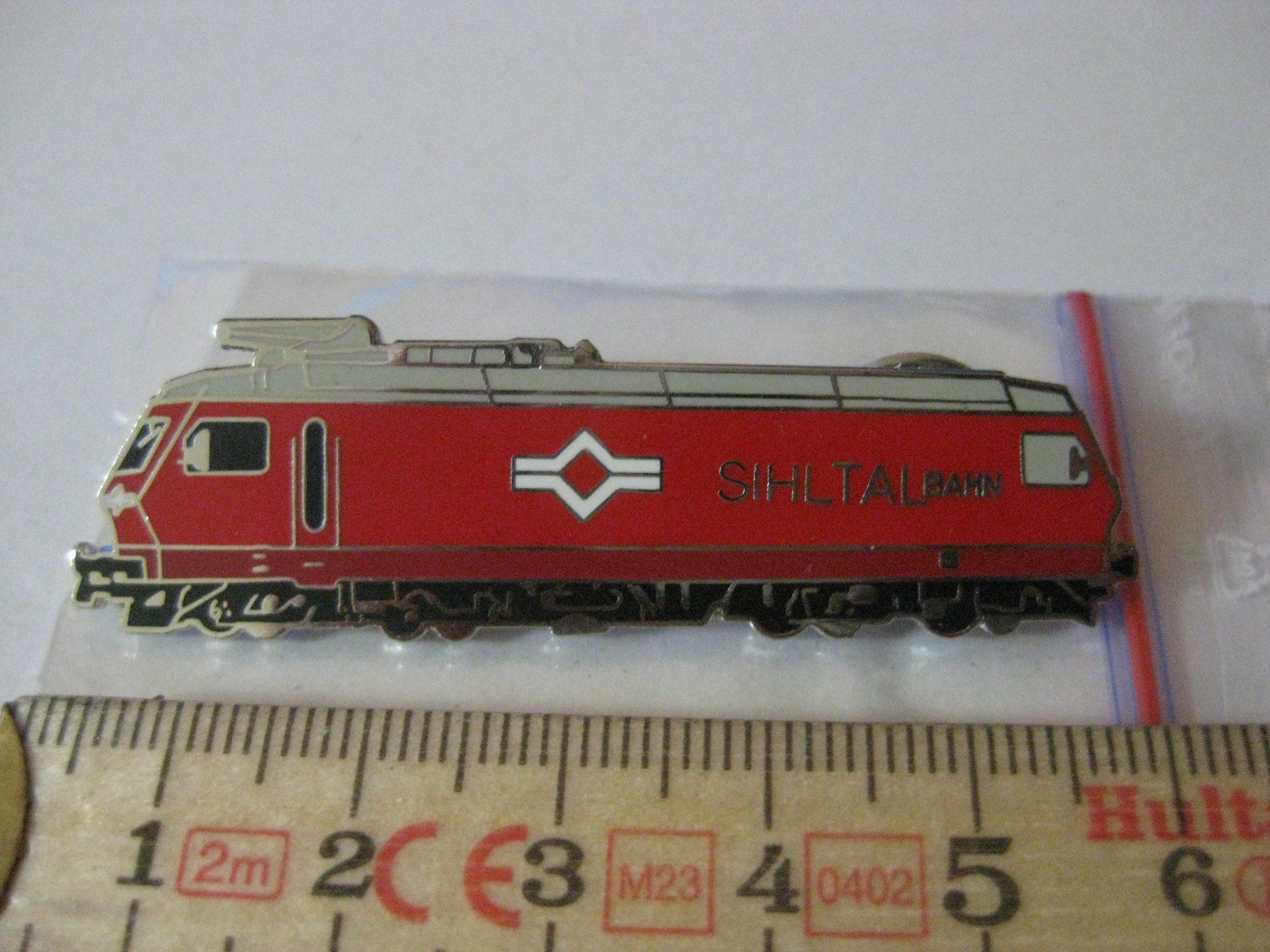 SBB/CFF/FFS Placchette & Badge: Bahn SIHLTAL / Lok / grosse Pin – Usato da Münchenbuchsee venduto da neuwertig-gespart 1