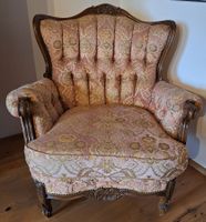 Vintage: 2 antike Polstersessel im Sil Louis XV