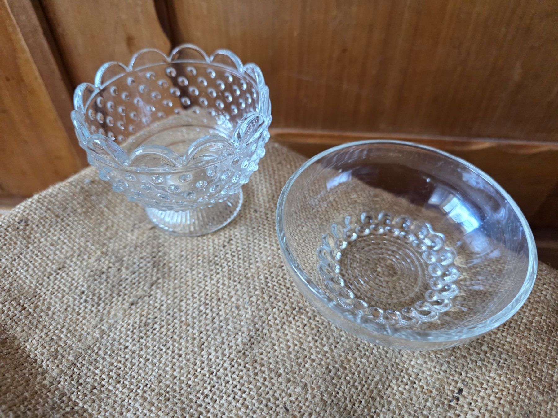 Ciotole: 2 Glas Schalen Schüssel Schale – Usato da Walterswil BE venduto da Lonitti 2