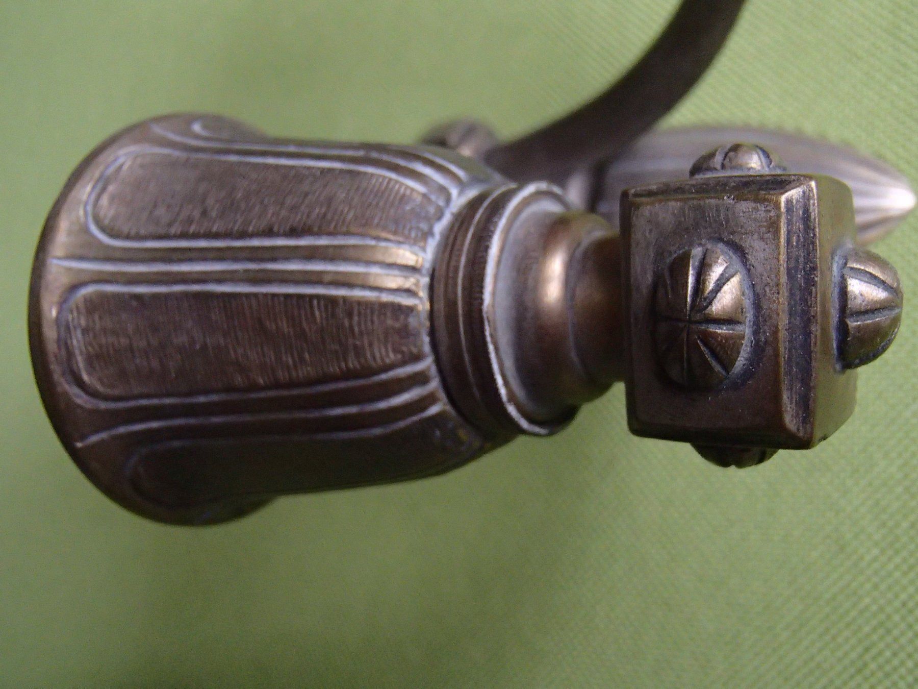 Lampes: vernickelte Art Deco Bronze Wandlampe – D'occasion à Schöfflisdorf par pullux 2
