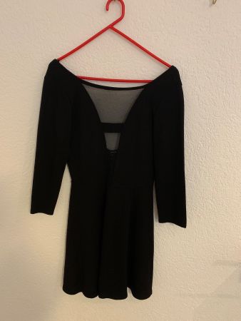 Tally Weijl Kleid tiefer Ausschnitt schwarz Gr. M / 38 / 40