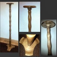 Hoher Holzständer für Hüte,Schmuck,etc-original vintage👒🧢