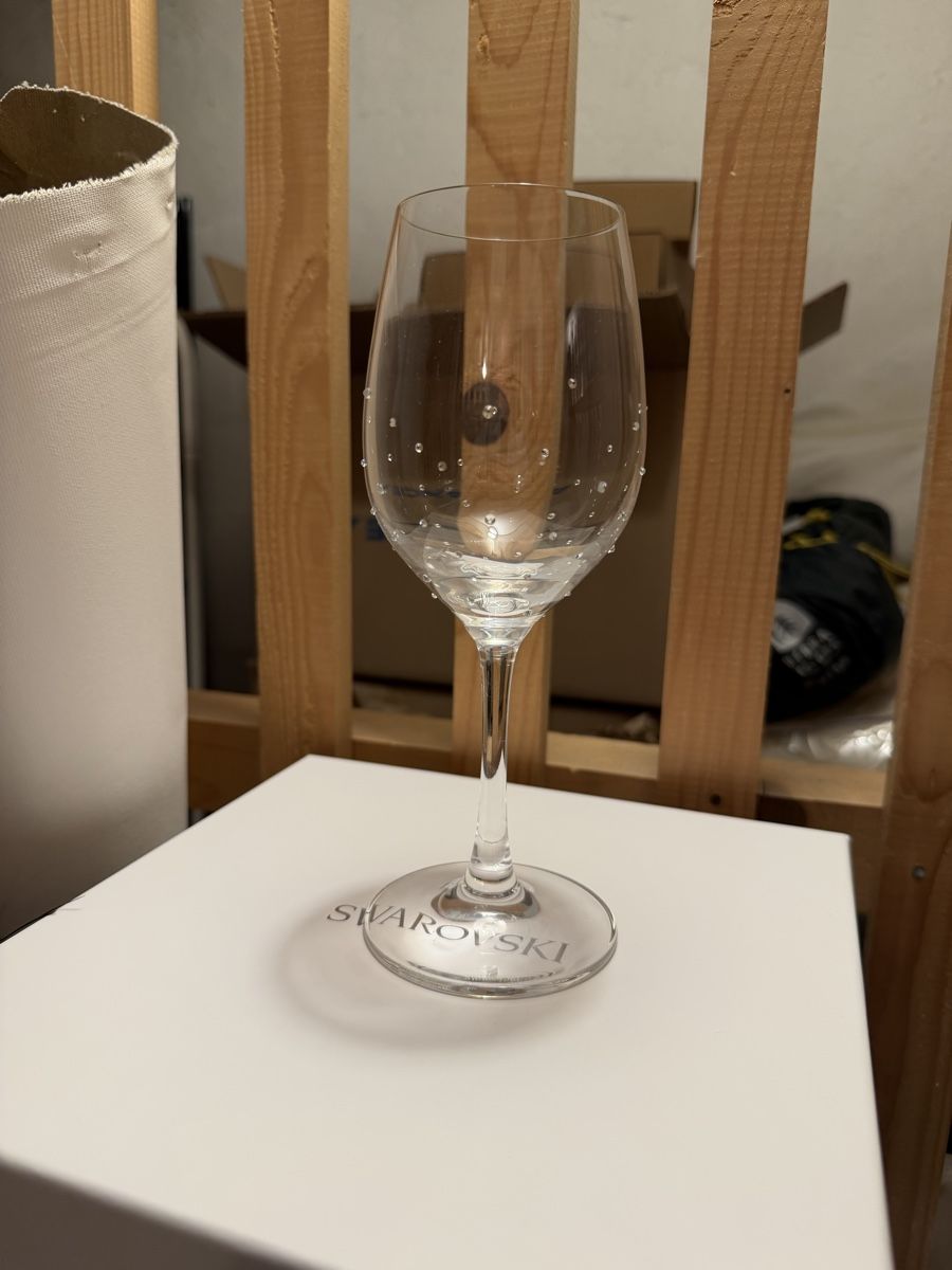 Swarovski Bicchieri: Swarovski Weinglas-Set mit 2 Stück – Nuovo e nell'imballaggio originale da Zürich venduto da burbujita257 3