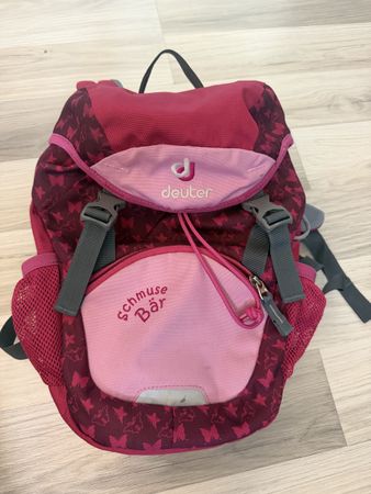 Kinder Rucksack Deuter Schmusebär pink gebraucht