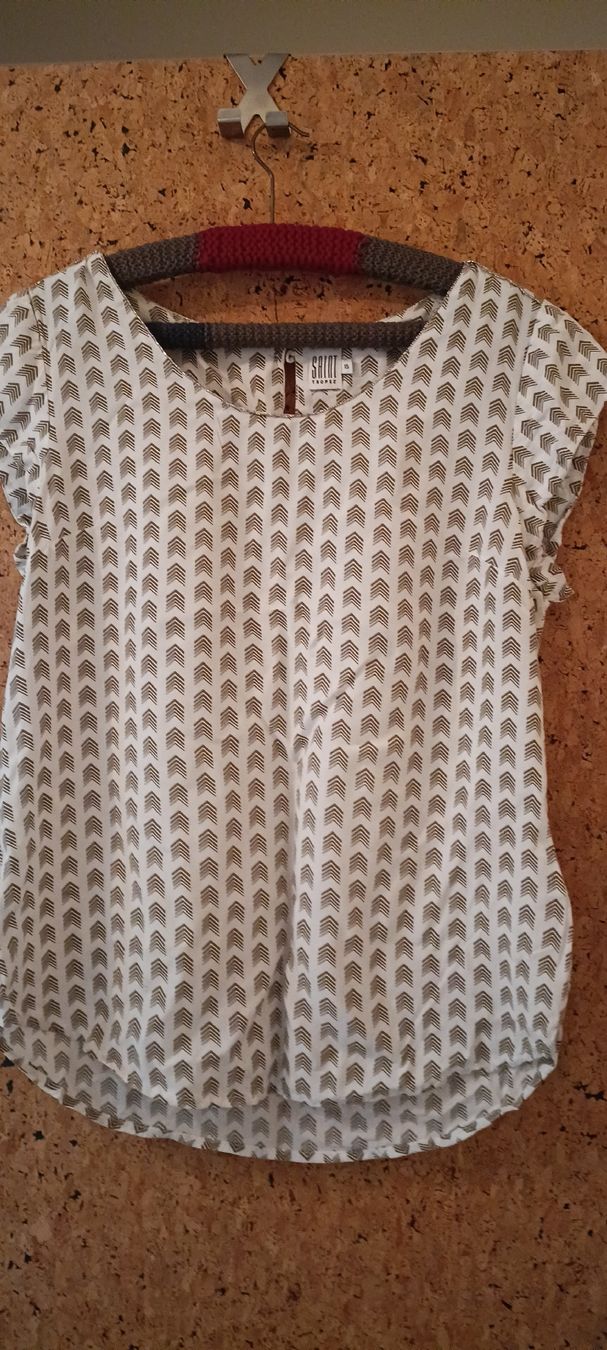 Blusen: Saint Tropez blouse patterned size XS/S – Gebraucht aus Zürich von cat_9cvz