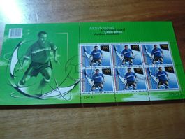 Schweiz Kleinbogen Aktivfussball 2008, ET.o, selbstklebend