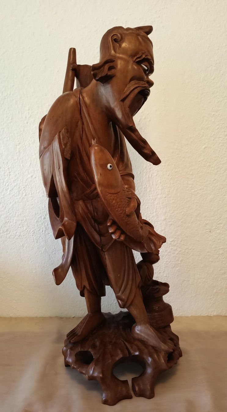 Statuette: Shou Lao Figur "Gott der Langlebigkeit" – Usato da Schwerzenbach venduto da oldthings79 2