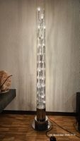 Designer Stehlampe, Chrom/Acryl, Top Zustand