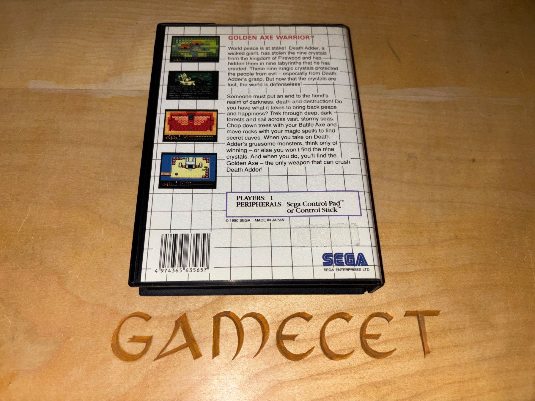 Sega Spiele: Golden Axe Warrior - Sega Master System - Top Zustand! – Gebraucht aus Steinach von Gamecet 2