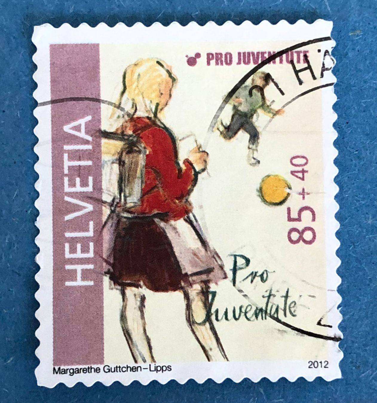 Tous les timbres: Nr.J 406A GESTEMPELT Mädchen und Knabe 2012    – D'occasion à Aarau par Billa007
