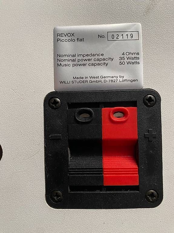 Casse acustiche: Revox piccolo flat Lautsprecher – Usato da Rupperswil venduto da rekej 2
