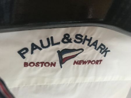 ELEGANTES PAUL & SHARK, MARKEN HERRENHEMD, GR. 39, WEISS