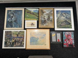 Nachlass grosse Kunstsammlung Gemälde / Einzelverkauf ok
