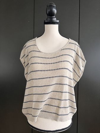 Leichtes Stricktop Gr. S 100% Bio-Baumwolle