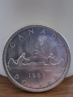 1 Dollar Kanada 1965 Voyageur Silbermünze