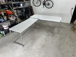 USM Haller Tischset / Eckschreibtisch – 2 Tische