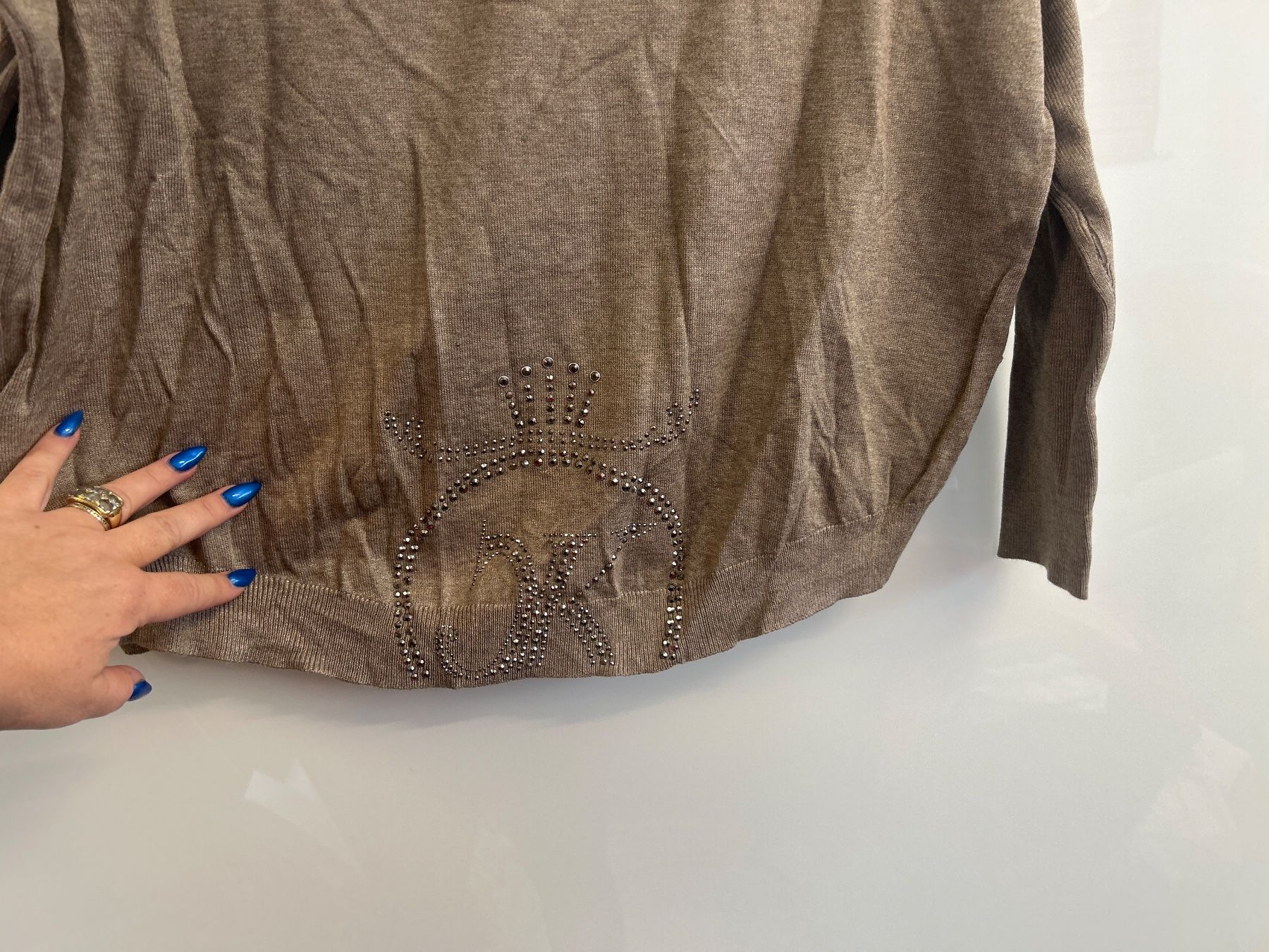 Maglioni & Felpe: Pullover Asymmetrisch Spitze Strass 1 Size Neu – Nuovo e nell'imballaggio originale da Regensdorf venduto da Spyke55 4