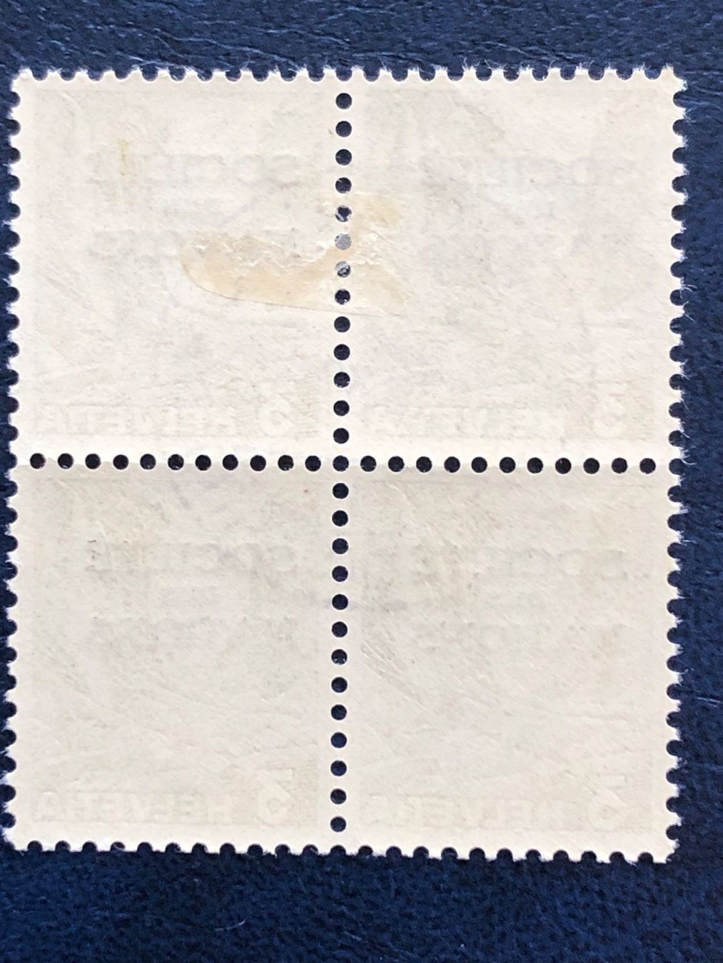 Tutti i francobolli: Société des Nations Landschaftsbild 3 Rp, 4-Block – Usato da Biel/Bienne venduto da TomBaBi 1