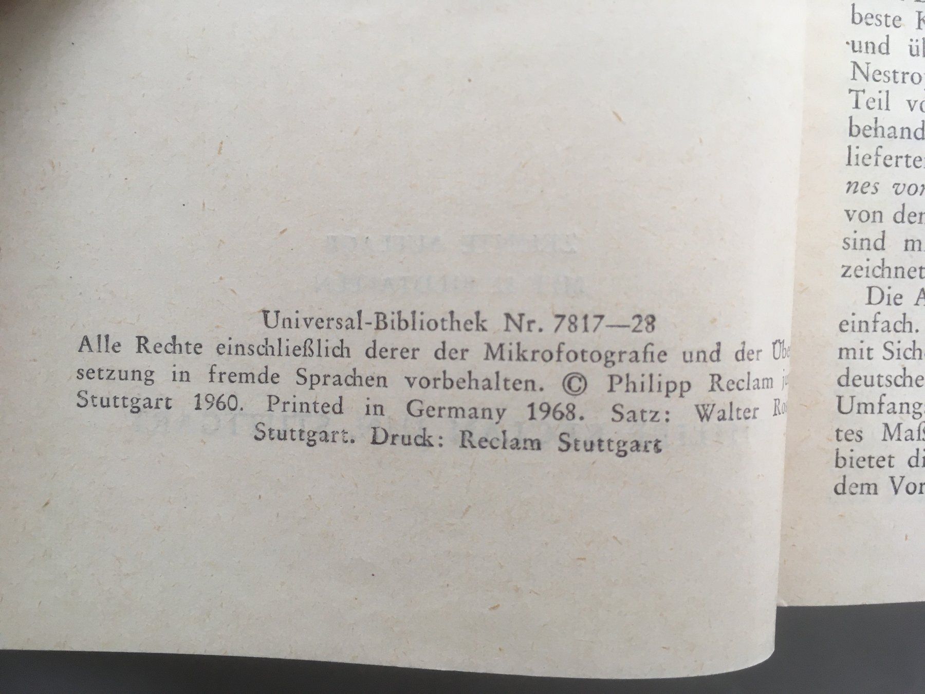 Bücher: Reclams Schauspielführer (1960) – Gebraucht aus Grenchen von Kogi7 9