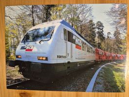 SBB-CFF : Werbelok  Re 460 014-4 "Holderbank Cement"