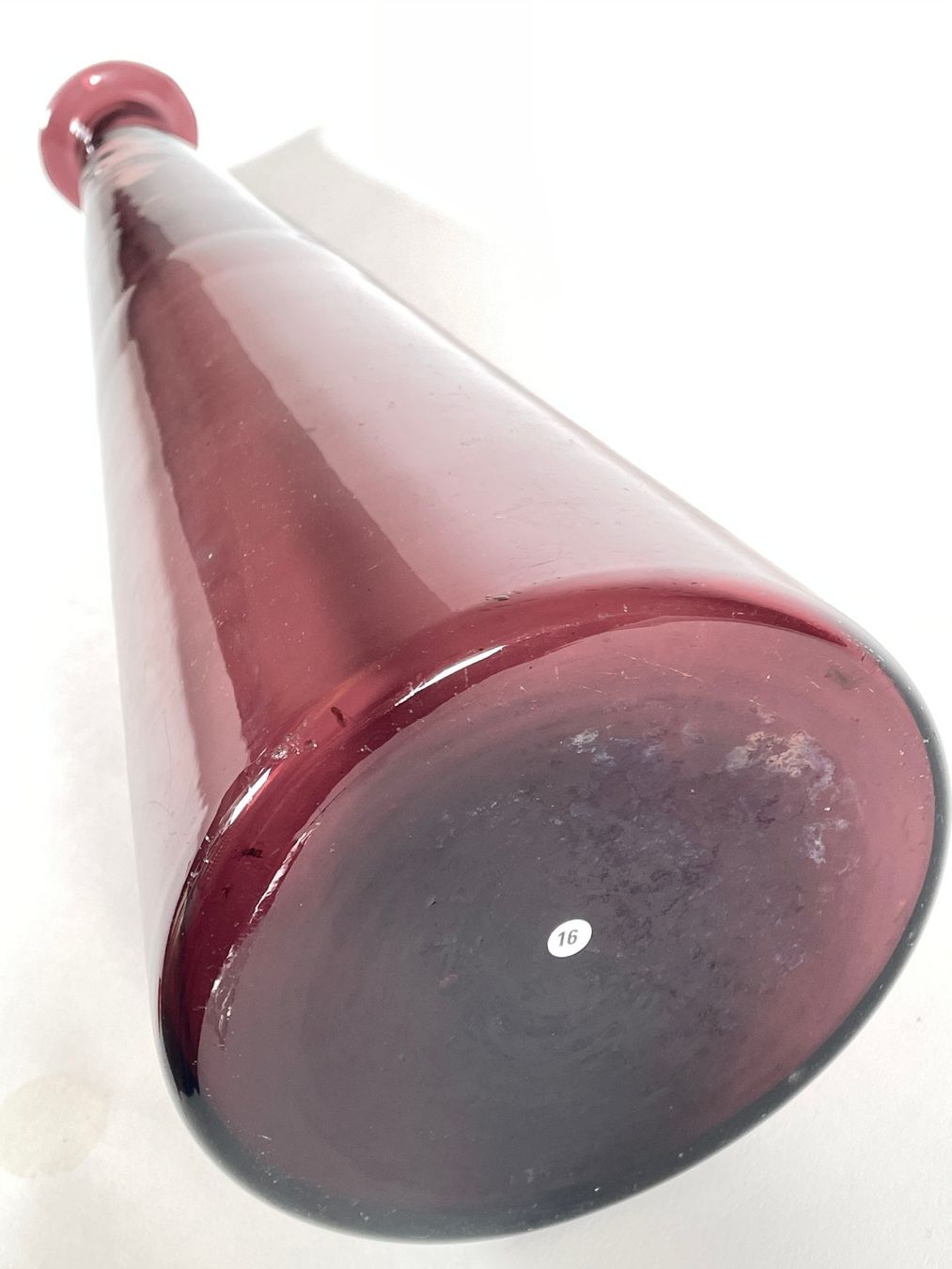 Vasen & Gefässe: Grosse modern geblasene Kunstglas-Vase – Gebraucht aus Zürich von Hedwig-steig 6