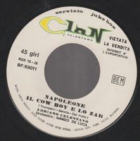 7 " CELENTANO ADRIANO / SANCHO NAPOLEONE , IL COW BOY E LO Z