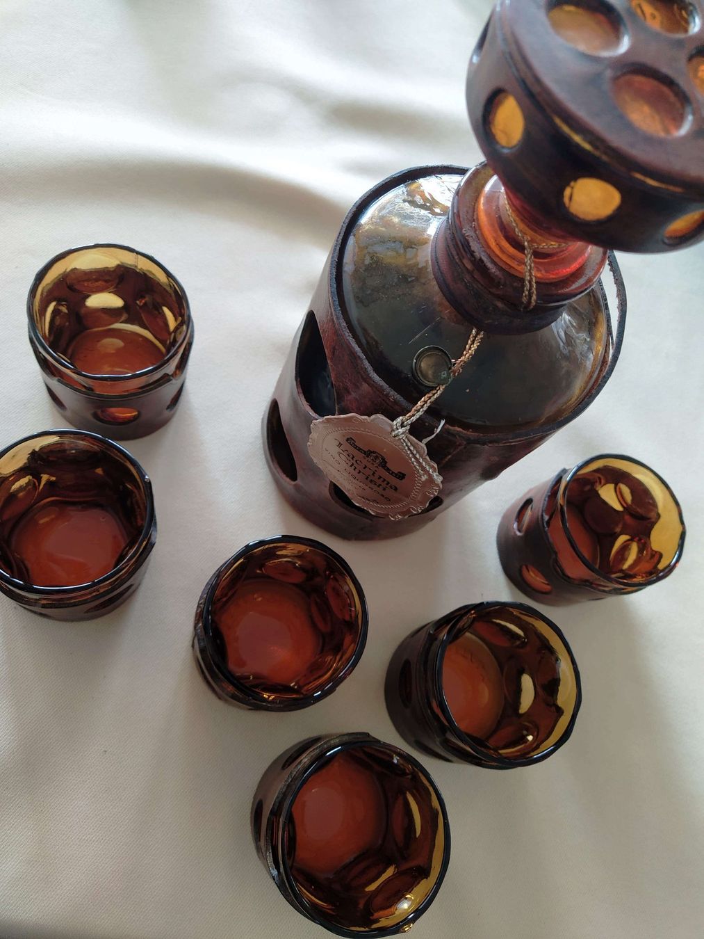 Spiritueux: Likörwein mit 6 Gläser – Neuf avec emballage d'origine à Zürich par 1-2-3