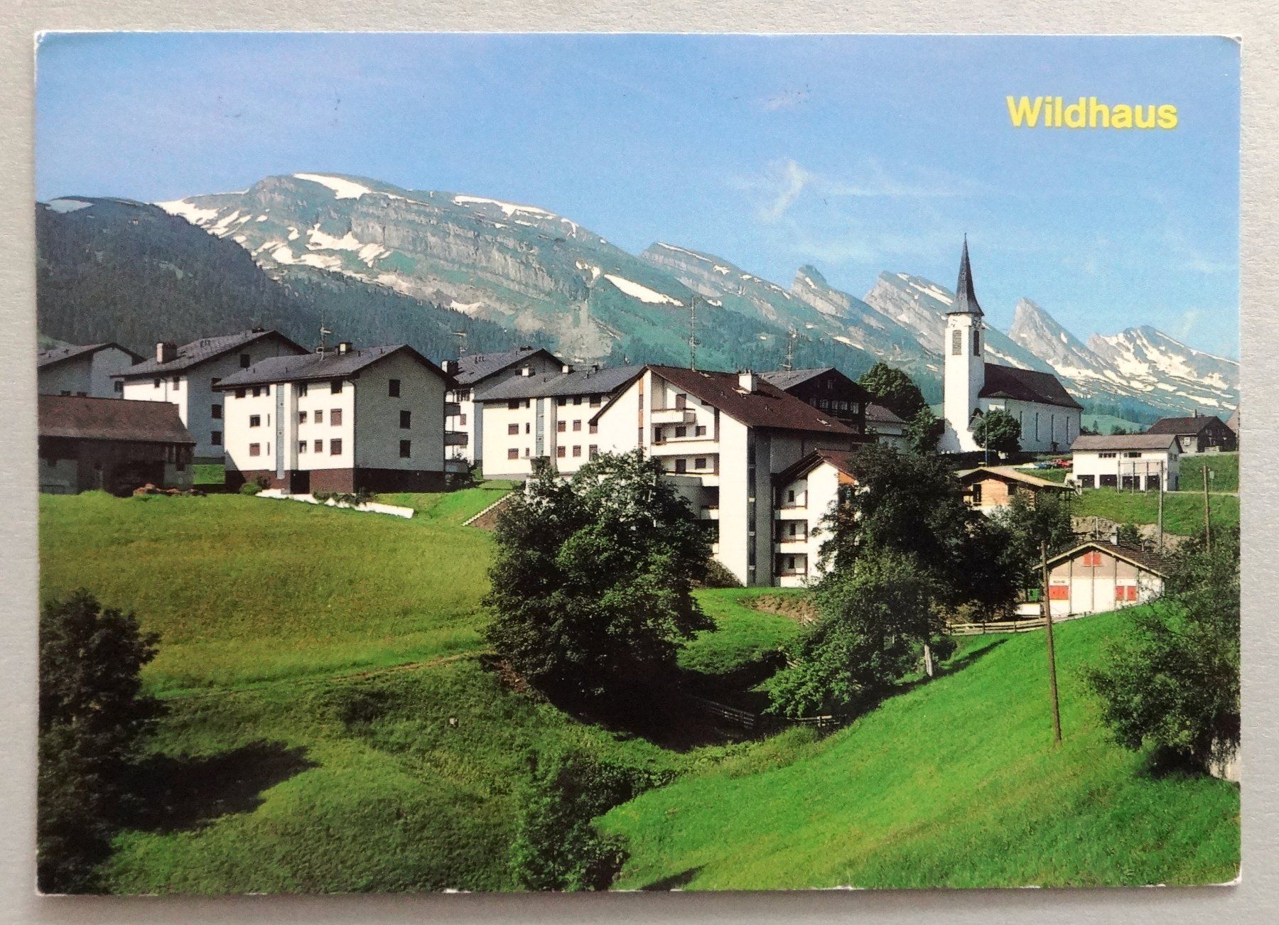 Ansichtskarten: Wildhaus im Obertoggenburg – Gebraucht aus Fétigny von Billy2miny