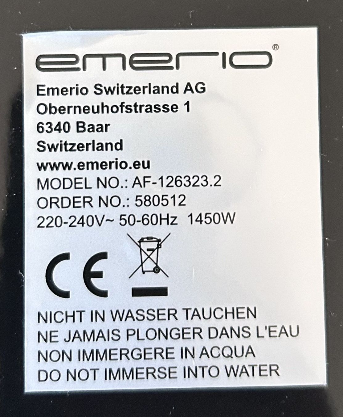 Appareils de cuisine: Emerio Heissluftfriteuse – D'occasion à Gansingen par Husner 2