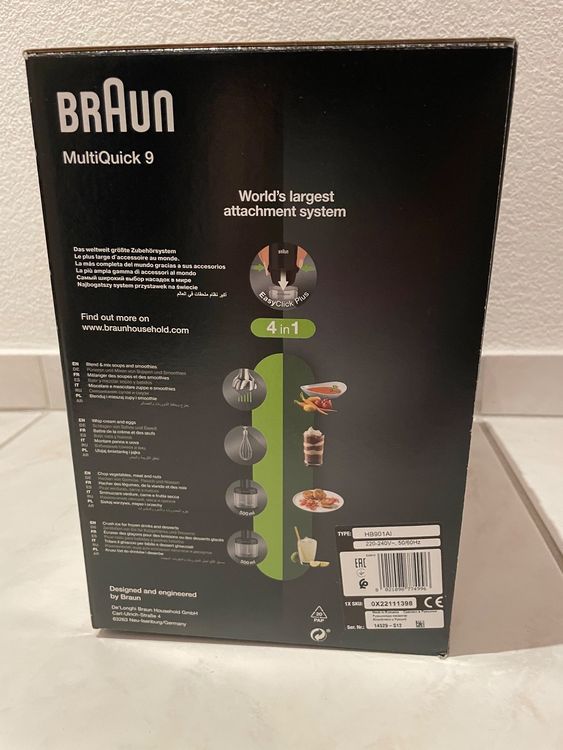 Braun MultiQuick 9 (MQ9135XI) | Kaufen auf Ricardo