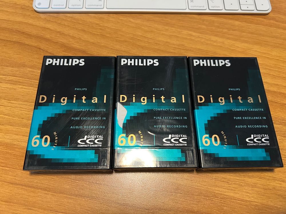 Cassette Audio Philips Ferro C60 - Neuve Sous Blister, Vintage