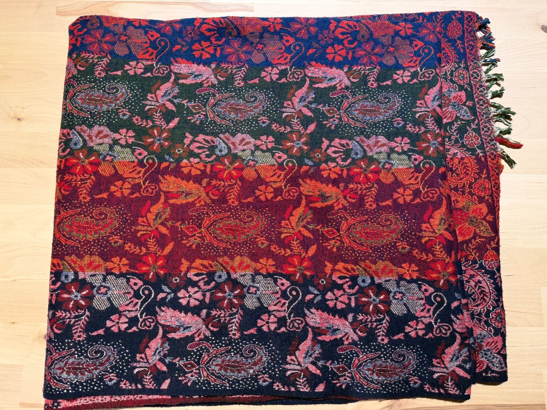 Foulard & Sciarpe: Paisley Woll Schal – Usato da Thun venduto da Astralbern 4