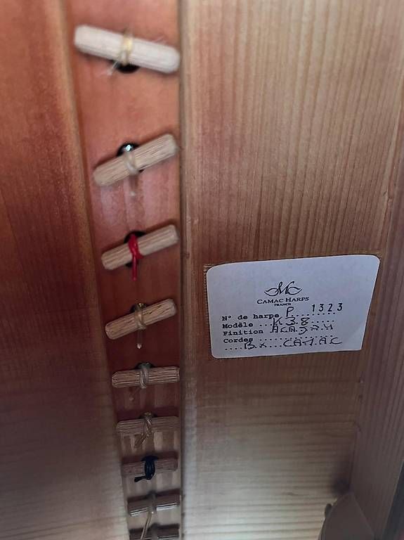 Strumenti musicali: Harfe keltisch Camac /Harpe celtique Camac – Usato da Vevey venduto da RickVev 3