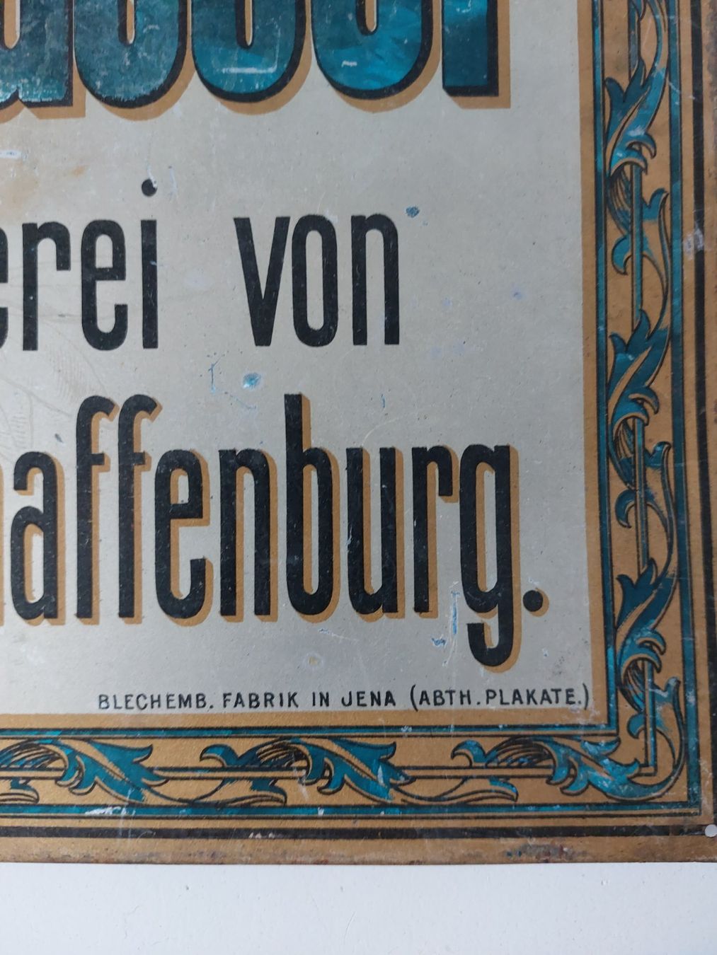 Feldschlösschen Insegne: Blechschild Zwetschenwasser plaque tôle – Usato da Schenkon venduto da Elbarto007 4